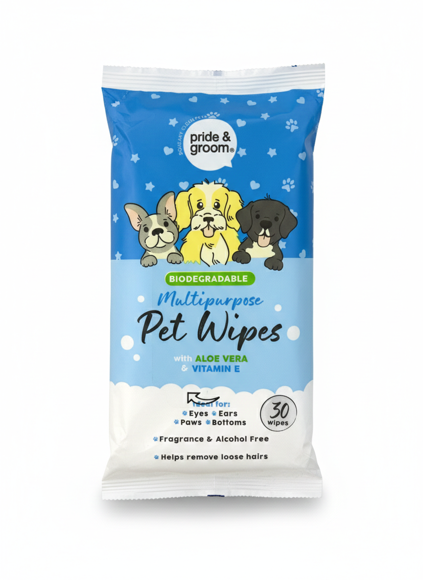 Pride & Groom Pet Wipes
