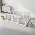 Transparent acrylic pet fence